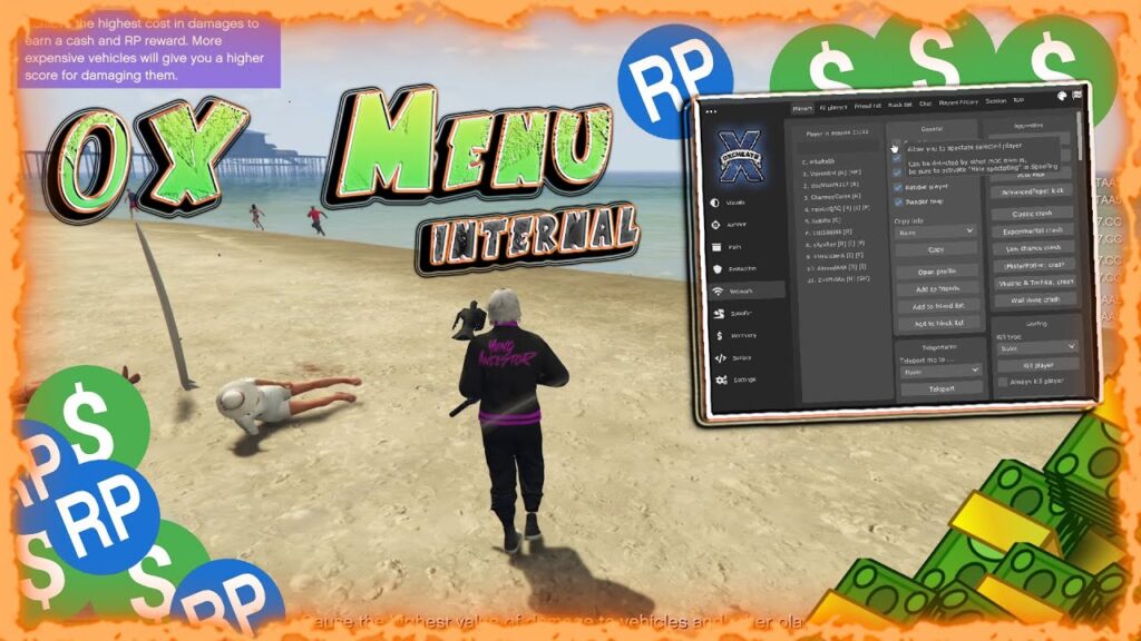 GTA V Money $15 Million Loop Script for Yim Mod Mennu