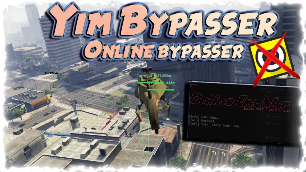 GTA V Yim Menu v5 With Bypasser Included From Yimura,Mr.X Github