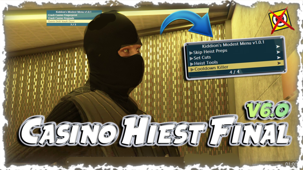 GTA V Casino Heist Preps + 170% Cuts + FingerPrint Caracker Script for Kiddions 1.0.1