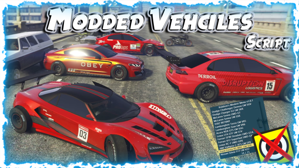 Vehicles Script 500+ Vehicles for Kiddions v1.0.1 Build 3351 with Battle Engine Bypassed