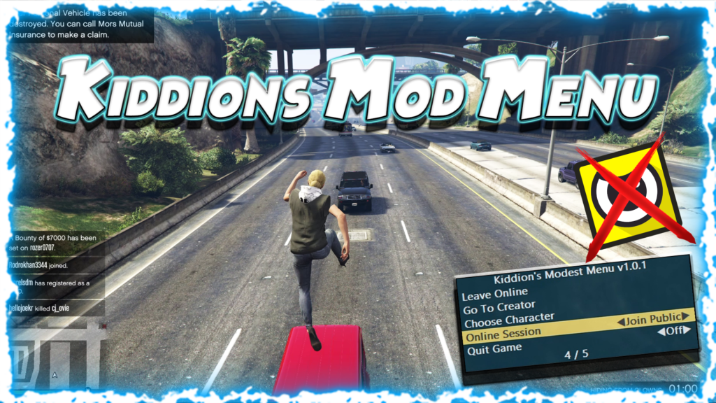 Kiddions + Yim + Public Session Joiner v1.0.1 Build 3351 with Battle Engine Bypassed Updated for Latest DLC GTA V 1.69
