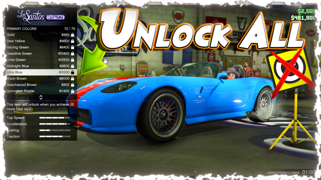Los Santos Unlock all Colours,Rims,PaintJobs, Engines etc Yim Script Updated for Latest GTA V 1.69 DLC