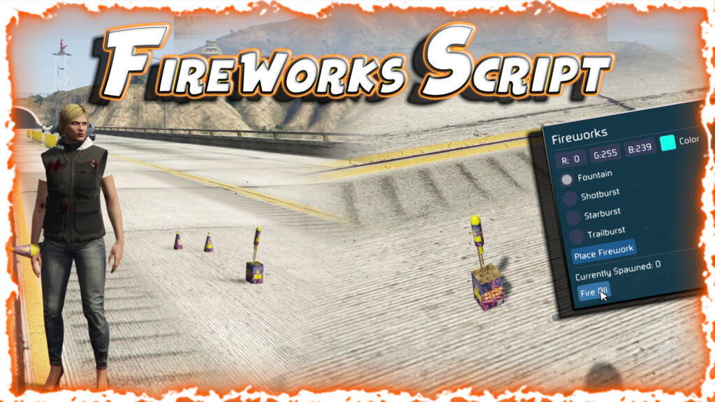 Fireworks Script for Yim Updated Fireworks
