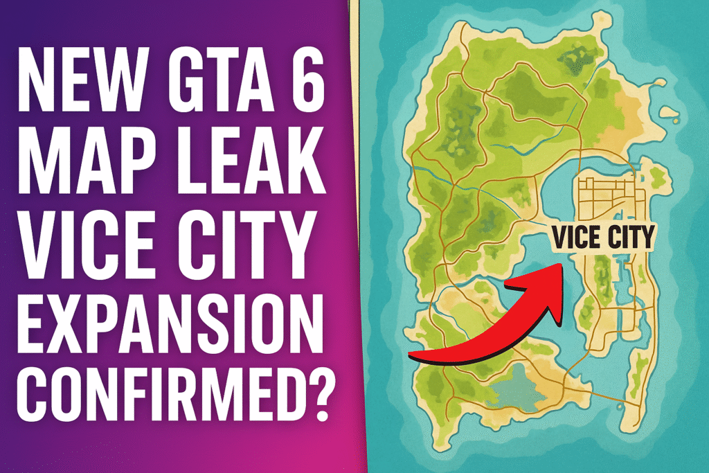 New GTA 6 Map Leak: Vice City Expansion Confirmed?