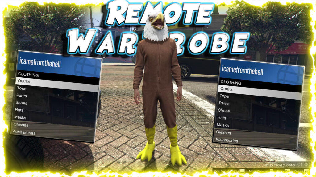 Remote Wardrobe Script for Yim for GTA 5