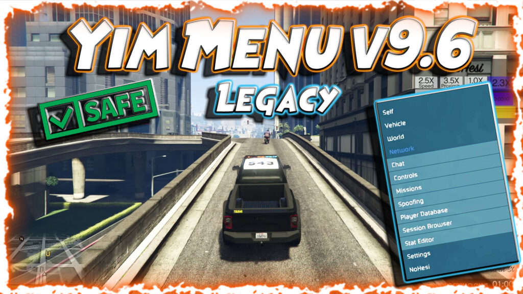 Yim for Legacy Version v9.6 for GTA V 1.70 DLC
